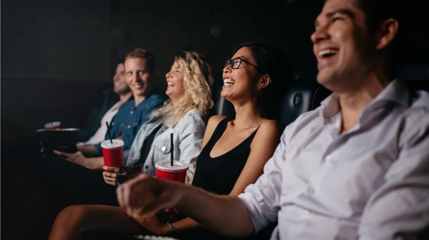 Selbstverständlich spielt der Spaßfaktor beim Filmeschauen eine riesige Rolle. © Shutterstock, Jacob Lund