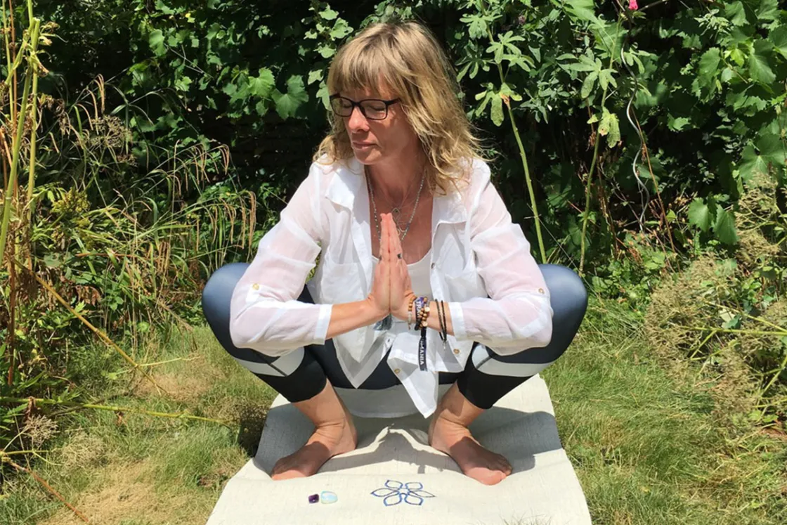 Die Übungen von Yogalehrerin Angela sind auch für Anfänger gut geeignet.