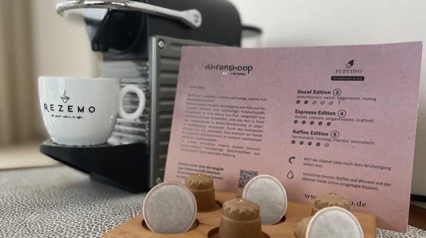 Bei uns gibt es eine besonders umweltfreundliche Variante der Kaffeepads.