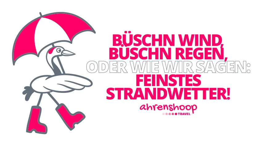 Selbst bei Wind und Wetter liebt es Herr Ahrens, Strandspaziergänge zu machen.