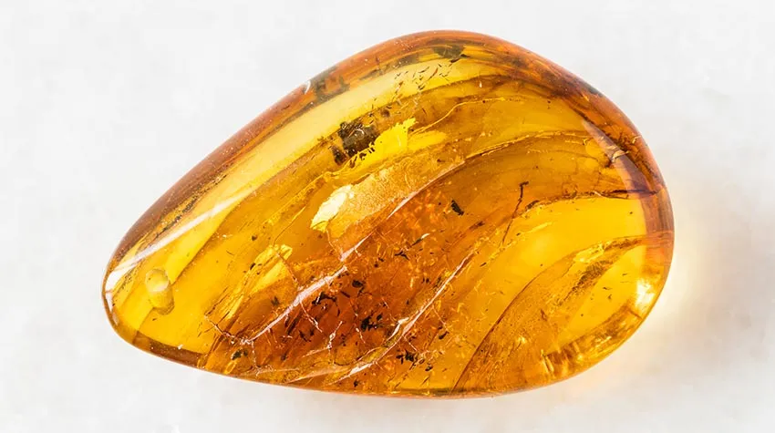 Bernsteinfarbe kann auch unterschiedlich sein. Typischerweise ist sie Goldgelb bis Braun. © Shutterstock, vvoe
