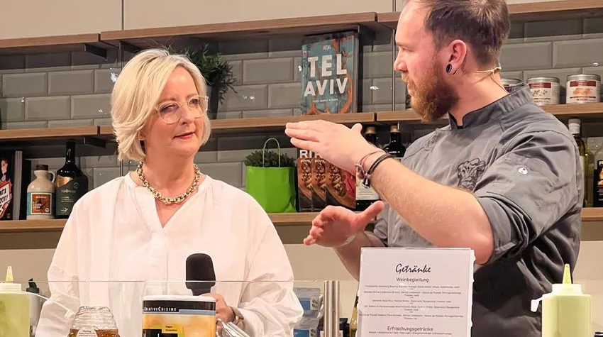 Neben dem Kochen haben Roger und sein Team auch Fragen zu ihrer Küche beantwortet.